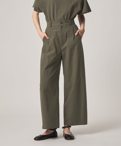 Steven Alan(スティーブンアラン)の「<Steven Alan>コットン ワイド パンツ(その他パンツ・レディース・オリーブ/ブラック・S/M/L)」の3枚目の写真