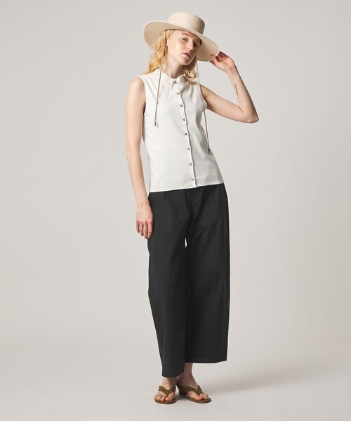 Steven Alan(スティーブンアラン)の「<Steven Alan>コットン ワイド パンツ(その他パンツ・レディース・オリーブ/ブラック・S/M/L)」の6枚目の写真