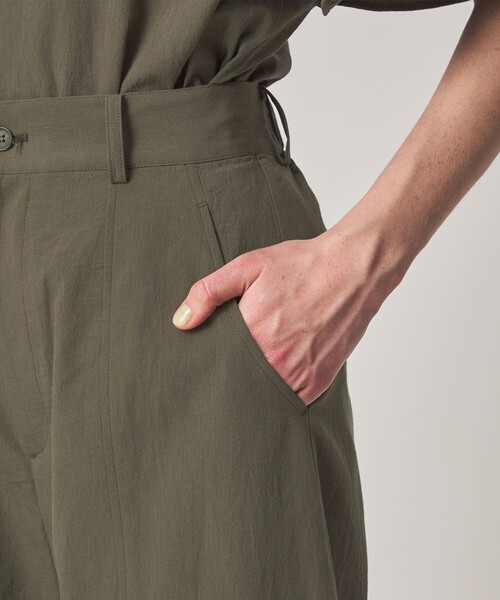 Steven Alan(スティーブンアラン)の「<Steven Alan>コットン ワイド パンツ(その他パンツ・レディース・オリーブ/ブラック・S/M/L)」の12枚目の写真