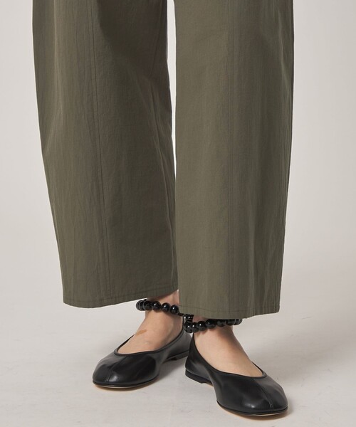 Steven Alan(スティーブンアラン)の「<Steven Alan>コットン ワイド パンツ(その他パンツ・レディース・オリーブ/ブラック・S/M/L)」の13枚目の写真