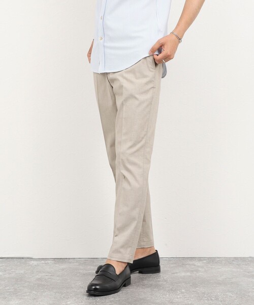 NOLLEY’S（ノーリーズ）の「《ビジカジ対応》綿麻COOLMAX イージーパンツ 26SS（チノパンツ・メンズ・グレー/アイボリー/ライトブルー/ネイビー・XL/L/M/S）」の18枚目の写真