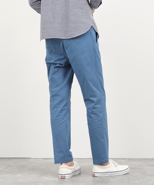 NOLLEY’S（ノーリーズ）の「《ビジカジ対応》綿麻COOLMAX イージーパンツ 26SS（チノパンツ・メンズ・グレー/アイボリー/ライトブルー/ネイビー・XL/L/M/S）」の11枚目の写真