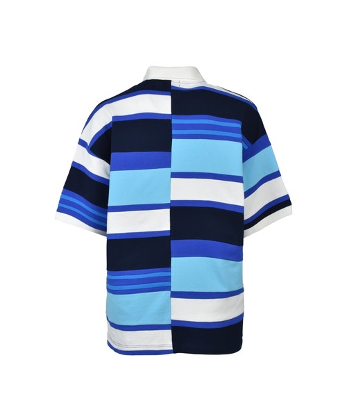 BREATH(ブレス)の「EMBLEM LOGO CRAZY BORDER POLO SHIRT(シャツ/ブラウス・メンズ・ブルー/ブラック/レッド/イエロー・MEDIUM/LARGE/SMALL)」の8枚目の写真