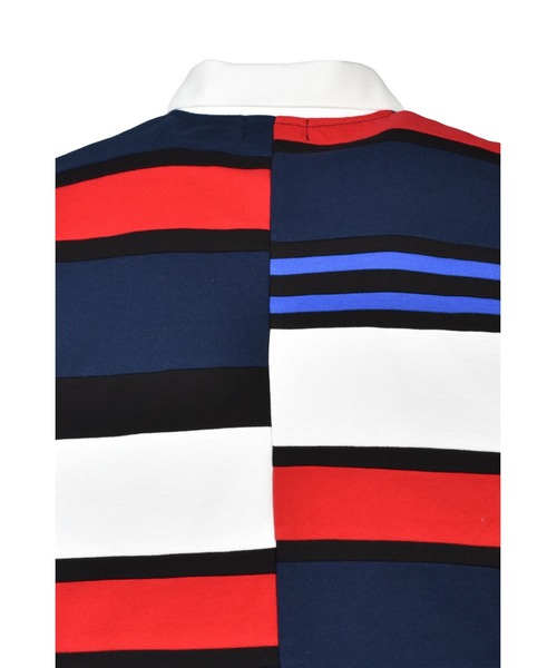 BREATH(ブレス)の「EMBLEM LOGO CRAZY BORDER POLO SHIRT(シャツ/ブラウス・メンズ・ブルー/ブラック/レッド/イエロー・MEDIUM/LARGE/SMALL)」の13枚目の写真