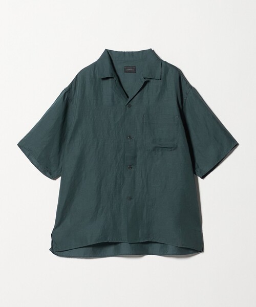 green label relaxing(グリーンレーベルリラクシング)の「ウォッシュド オープンカラー 半袖 シャツ(シャツ/ブラウス・メンズ・ネイビー/ケリーグリーン/ロイヤルブルー・M/L/XL/S)」の22枚目の写真