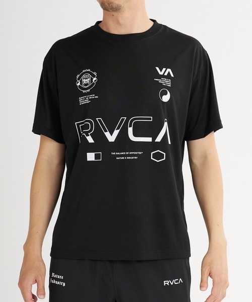 RVCA(ルーカ)の「RVCA メンズ SPIRIT ALL OVER Tシャツ 【2026年夏モデル】(Tシャツ/カットソー・メンズ・ホワイト/ブラック・SMALL/MEDIUM/LARGE/X-LARGE)」の10枚目の写真