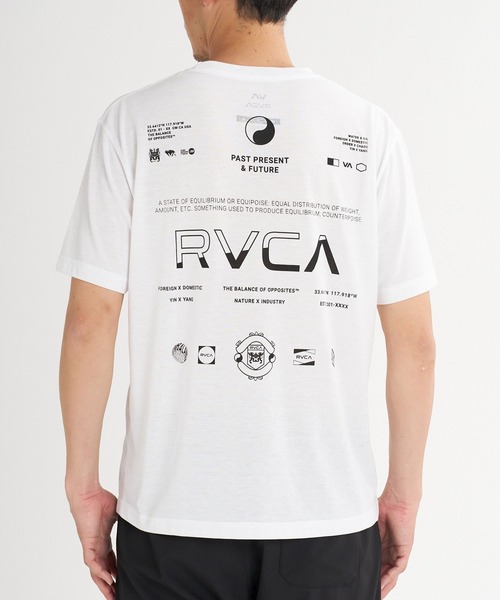 RVCA(ルーカ)の「RVCA メンズ SPIRIT ALL OVER Tシャツ 【2026年夏モデル】(Tシャツ/カットソー・メンズ・ホワイト/ブラック・SMALL/MEDIUM/LARGE/X-LARGE)」の8枚目の写真