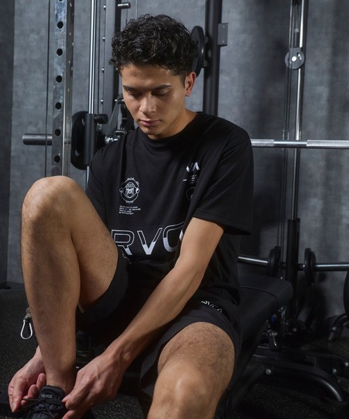 RVCA(ルーカ)の「RVCA メンズ SPIRIT ALL OVER Tシャツ 【2026年夏モデル】(Tシャツ/カットソー・メンズ・ホワイト/ブラック・SMALL/MEDIUM/LARGE/X-LARGE)」の4枚目の写真