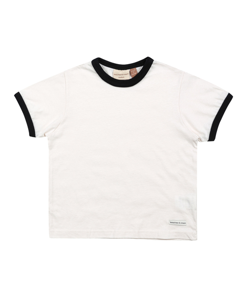 BEACHESAND CREAM KIDS(ビーチスアンドクリームキッズ)の「ビーチスリングTシャツ-ネイビー(Tシャツ/カットソー・レディース・ネイビー・SMALL/MEDIUM/LARGE)」の1枚目の写真