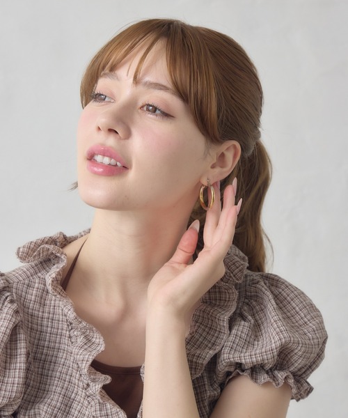 Siel(シエル)の「バイカラーメタルピアス(ピアス(両耳用)・レディース・シルバー系その他/シルバー系その他2・FREE)」の21枚目の写真