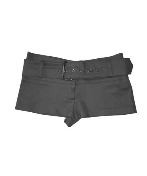 THEAIRTOWN(ジエアタウン)の「micro belt cotton shorts(その他パンツ・レディース・ブラック/ダークグレー・FREE)」の20枚目の写真