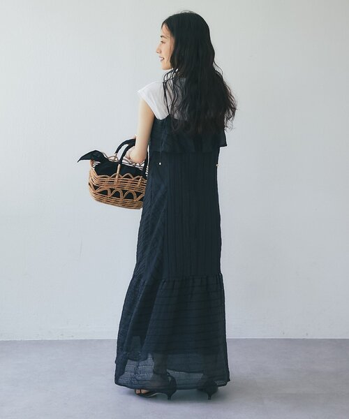 La boutique BonBon（ラブティックボンボン）の「【タランゴ】ハンドメイドライナー付きかごバッグ（トートバッグ・レディース・ブラック・FREE）」の5枚目の写真