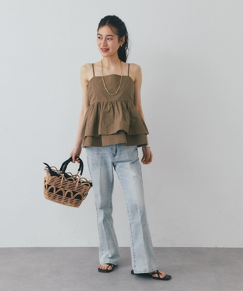 La boutique BonBon（ラブティックボンボン）の「【タランゴ】ハンドメイドライナー付きかごバッグ（トートバッグ・レディース・ブラック・FREE）」の7枚目の写真