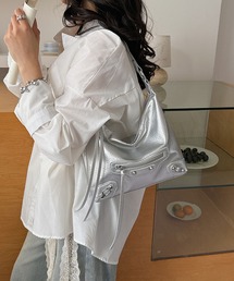 モーターサイクル風ホーボーバッグ 5色展開 ショルダー兼用