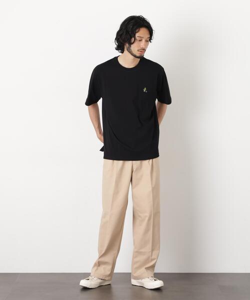 NORMANBROS(ノーマンブロス)の「NORMANBROS/NORMANBROS別注 2タックパンツ(その他パンツ・メンズ・ベージュ/ブラック・M/L)」の6枚目の写真