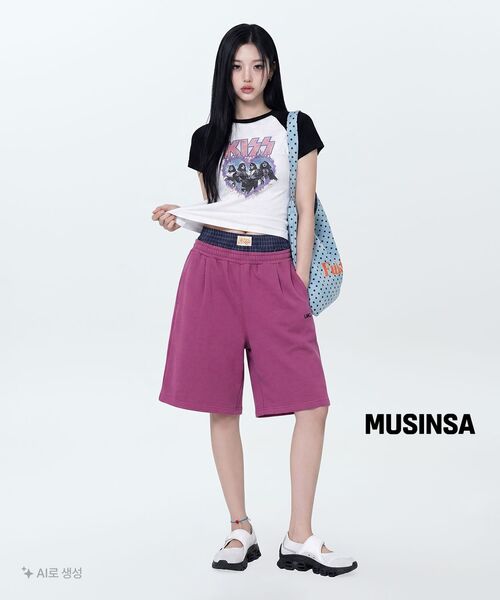 MAINBOOTH（メインブース）の「[KISS] ウィメンズハートTシャツ(ホワイト)（Tシャツ/カットソー・レディース・その他・1/2）」の3枚目の写真
