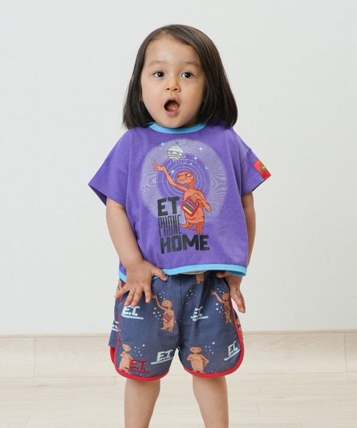 E.T.　ベビー用　Tシャツ 5/29(金)発売】【Universal × chimajiro0730さん】E.T. 半袖Tシャツ（T