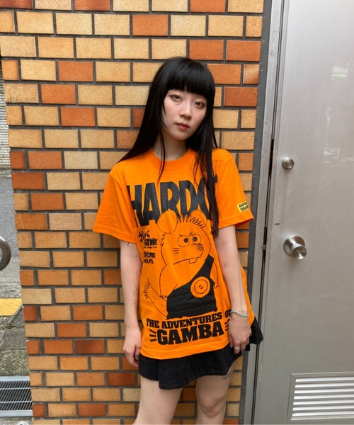 ハードコアチョコレート（ハードコアチョコレート）の「ガンバの冒険(がんばり屋のガンバオレンジ)-復刻版-（Tシャツ/カットソー・メンズ・オレンジ・XX-LARGE/X-LARGE/LARGE）」の4枚目の写真