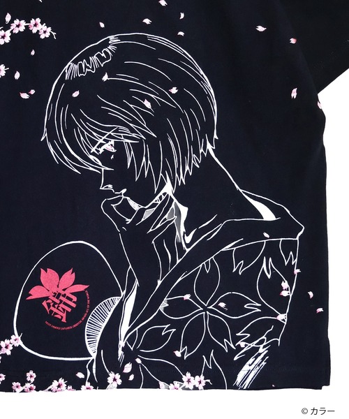 PANDIESTA(パンディエスタ)の「EVANGELION×錦 / ヱヴァンゲリヲン×ニシキ 綾波夜桜Tシャツ (M2)(Tシャツ/カットソー・メンズ・ホワイト/ブラック・M/L/XL/XXL)」の6枚目の写真