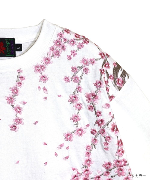 PANDIESTA(パンディエスタ)の「EVANGELION×錦 / ヱヴァンゲリヲン×ニシキ 綾波夜桜Tシャツ (M2)(Tシャツ/カットソー・メンズ・ホワイト/ブラック・M/L/XL/XXL)」の12枚目の写真