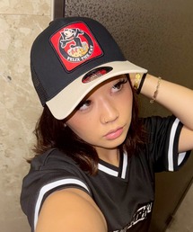 E-COME（イーカム）の「フィリックス・ザ・キャット ワッペンメッシュキャップ［UFX-MCP01 FELIX THE CAT WAPPEN MESH CAP］（キャップ）」