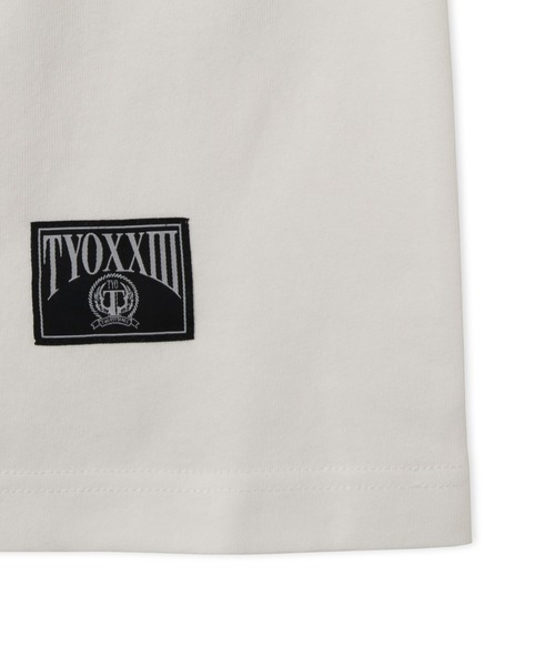 TOKYO 23(トウキョウニジュウサン)の「TOKYO23 Sleeve Line Patch Logo T-shirt / トウキョウ23 スリーブ ライン パッチ ロゴ T-シャツ(Tシャツ/カットソー・メンズ・ホワイト/グレー/ブラック・S/M/L/XL/XXL)」の6枚目の写真