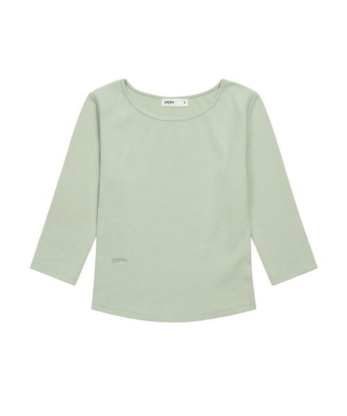 PEPLEE(ペプリー)の「Boat Neck 3/4 Sleeve Tee (Mint Green)(Tシャツ/カットソー・レディース・その他・SMALL/MEDIUM)」の2枚目の写真