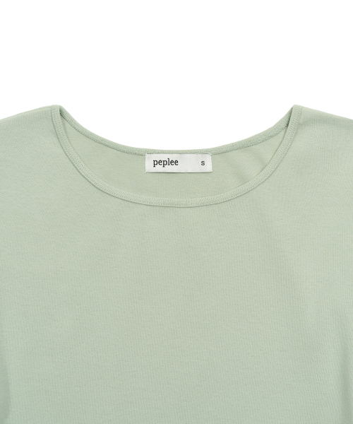 PEPLEE(ペプリー)の「Boat Neck 3/4 Sleeve Tee (Mint Green)(Tシャツ/カットソー・レディース・その他・SMALL/MEDIUM)」の3枚目の写真