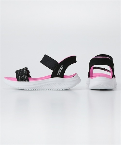 SKECHERS(スケッチャーズ)の「【SKECHERS】サンダル Slip-ins ULTRA FLEX 3.0 スリップインズ(サンダル・キッズ・ピンク・17.0cm/18.0cm/19.0cm/20.0cm/21.0cm/22.0cm/23.0cm)」の2枚目の写真
