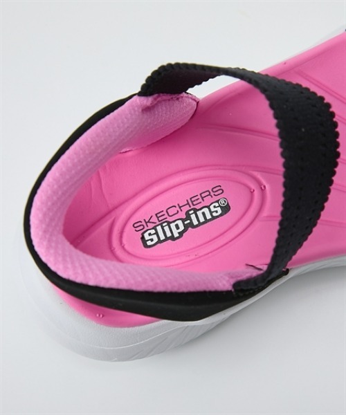 SKECHERS(スケッチャーズ)の「【SKECHERS】サンダル Slip-ins ULTRA FLEX 3.0 スリップインズ(サンダル・キッズ・ピンク・17.0cm/18.0cm/19.0cm/20.0cm/21.0cm/22.0cm/23.0cm)」の7枚目の写真