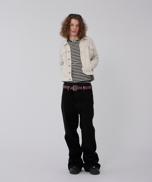 WISH FOR EVER(ウィッシュフォーエバー)の「RANDOM SHIRRING SHIRT JACKET/ランダムシャーリングシャツジャケット(その他アウター・メンズ・グレー/ホワイト/ブラック・SMALL/MEDIUM/LARGE)」の7枚目の写真