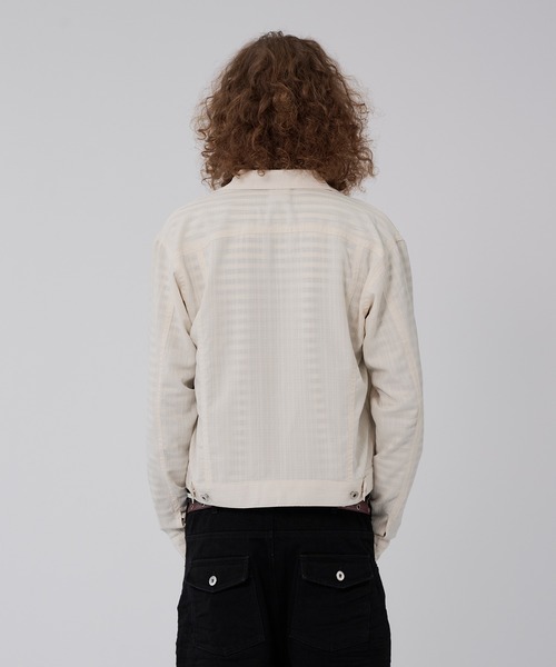 WISH FOR EVER(ウィッシュフォーエバー)の「RANDOM SHIRRING SHIRT JACKET/ランダムシャーリングシャツジャケット(その他アウター・メンズ・グレー/ホワイト/ブラック・SMALL/MEDIUM/LARGE)」の13枚目の写真