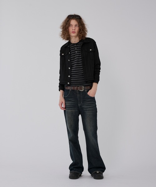 WISH FOR EVER(ウィッシュフォーエバー)の「RANDOM SHIRRING SHIRT JACKET/ランダムシャーリングシャツジャケット(その他アウター・メンズ・グレー/ホワイト/ブラック・SMALL/MEDIUM/LARGE)」の19枚目の写真
