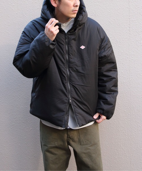 DANTON（ダントン）の「DANTON/ダントン　パーテックスフーデッドジャケット　PERTEX　HOODED JACKET　DT-A0811 PRD（ブルゾン・メンズ・グレー/ブラック・M/S/L）」の5枚目の写真