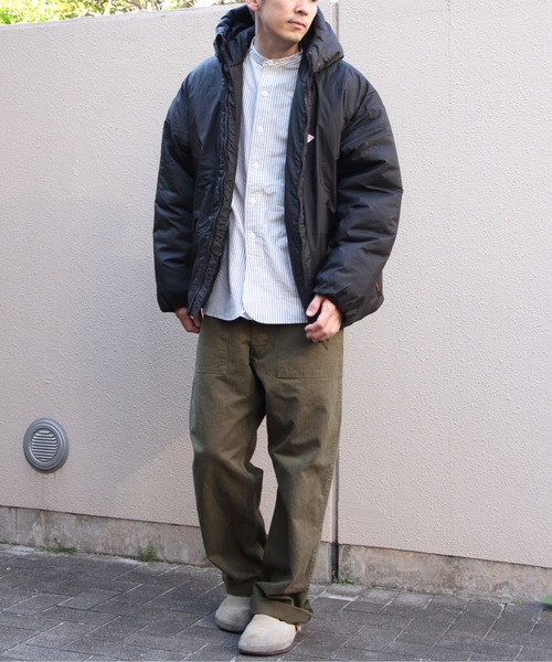 DANTON（ダントン）の「DANTON/ダントン　パーテックスフーデッドジャケット　PERTEX　HOODED JACKET　DT-A0811 PRD（ブルゾン・メンズ・グレー/ブラック・M/S/L）」の8枚目の写真