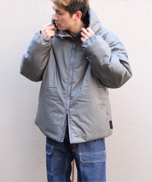 DANTON（ダントン）の「DANTON/ダントン　パーテックスフーデッドジャケット　PERTEX　HOODED JACKET　DT-A0811 PRD（ブルゾン・メンズ・グレー/ブラック・M/S/L）」の15枚目の写真