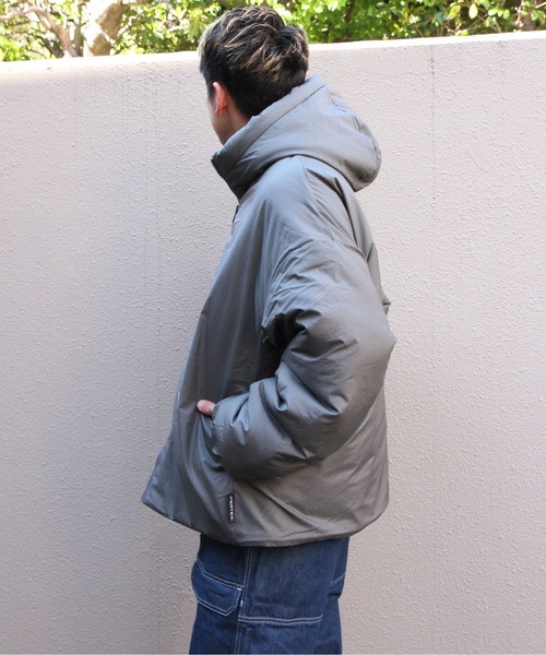 DANTON（ダントン）の「DANTON/ダントン　パーテックスフーデッドジャケット　PERTEX　HOODED JACKET　DT-A0811 PRD（ブルゾン・メンズ・グレー/ブラック・M/S/L）」の16枚目の写真