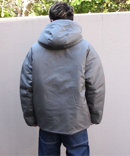 DANTON（ダントン）の「DANTON/ダントン　パーテックスフーデッドジャケット　PERTEX　HOODED JACKET　DT-A0811 PRD（ブルゾン・メンズ・グレー/ブラック・M/S/L）」の17枚目の写真