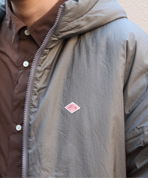 DANTON（ダントン）の「DANTON/ダントン　パーテックスフーデッドジャケット　PERTEX　HOODED JACKET　DT-A0811 PRD（ブルゾン・メンズ・グレー/ブラック・M/S/L）」の12枚目の写真