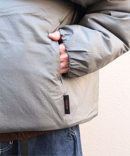 DANTON（ダントン）の「DANTON/ダントン　パーテックスフーデッドジャケット　PERTEX　HOODED JACKET　DT-A0811 PRD（ブルゾン・メンズ・グレー/ブラック・M/S/L）」の13枚目の写真