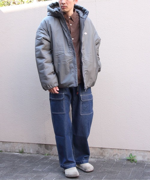 DANTON（ダントン）の「DANTON/ダントン　パーテックスフーデッドジャケット　PERTEX　HOODED JACKET　DT-A0811 PRD（ブルゾン・メンズ・グレー/ブラック・M/S/L）」の18枚目の写真