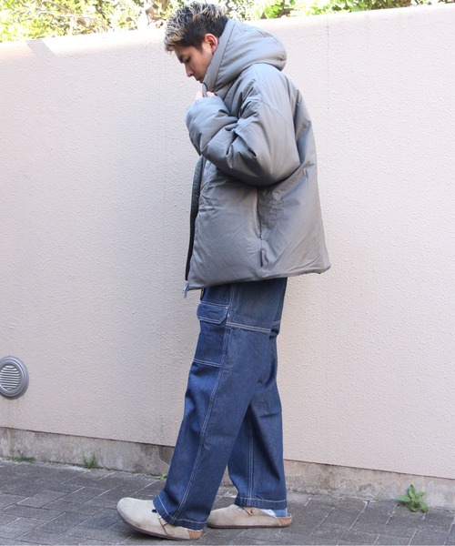 DANTON（ダントン）の「DANTON/ダントン　パーテックスフーデッドジャケット　PERTEX　HOODED JACKET　DT-A0811 PRD（ブルゾン・メンズ・グレー/ブラック・M/S/L）」の19枚目の写真