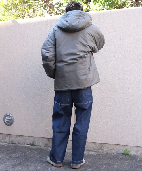 DANTON（ダントン）の「DANTON/ダントン　パーテックスフーデッドジャケット　PERTEX　HOODED JACKET　DT-A0811 PRD（ブルゾン・メンズ・グレー/ブラック・M/S/L）」の20枚目の写真