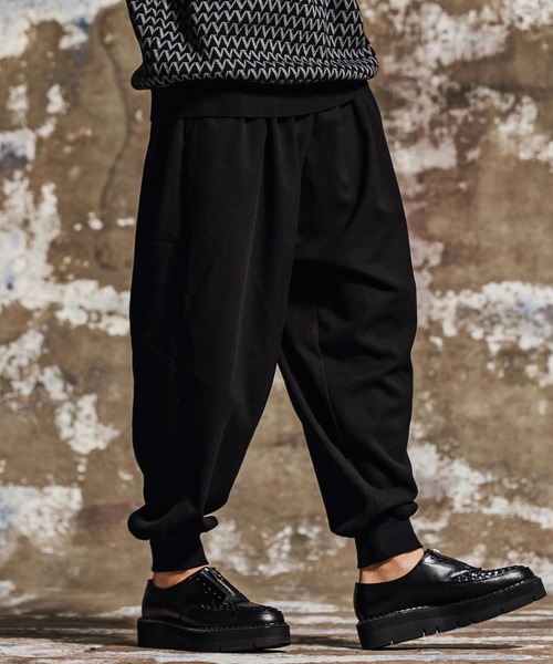 Jih Nunc(ジーヌンク)の「mp15201- 起毛TRバルーンリブパンツ(JIH-R1195)(その他パンツ・メンズ・ブラック/グレー/ネイビー・M/S/L)」の5枚目の写真