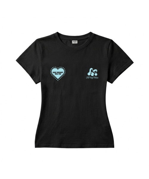 THEMORFHOUSE(ザモーフハウス)の「MORF ハートスリムフィット半袖Tシャツブラック(Tシャツ/カットソー・レディース・その他・MEDIUM/LARGE)」の1枚目の写真