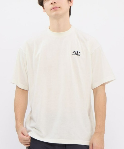 UMBRO(アンブロ)の「umbro/アンブロ 【EC別注】オーバーサイズワンポイントロゴTシャツ(Tシャツ/カットソー・メンズ・ホワイト/ブラック/ネイビー・S/L/O/M)」の11枚目の写真