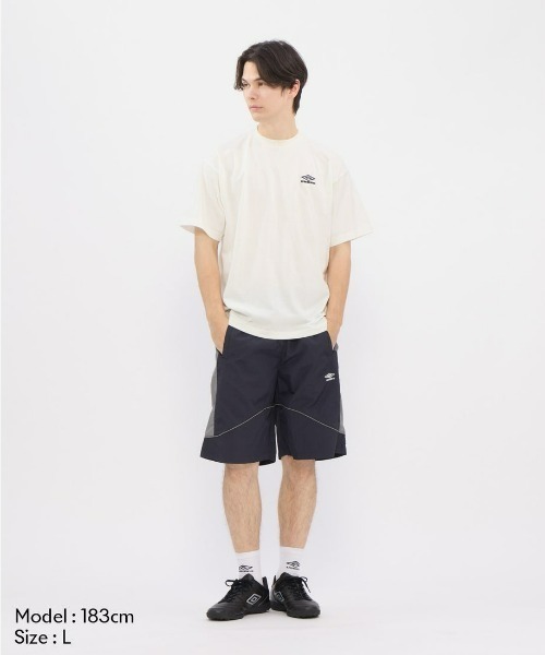 UMBRO(アンブロ)の「umbro/アンブロ 【EC別注】オーバーサイズワンポイントロゴTシャツ(Tシャツ/カットソー・メンズ・ホワイト/ブラック/ネイビー・S/L/O/M)」の14枚目の写真