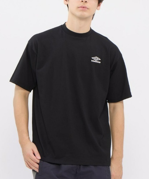 UMBRO(アンブロ)の「umbro/アンブロ 【EC別注】オーバーサイズワンポイントロゴTシャツ(Tシャツ/カットソー・メンズ・ホワイト/ブラック/ネイビー・S/L/O/M)」の16枚目の写真