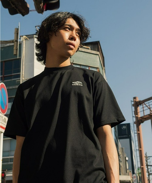 UMBRO(アンブロ)の「umbro/アンブロ 【EC別注】オーバーサイズワンポイントロゴTシャツ(Tシャツ/カットソー・メンズ・ホワイト/ブラック/ネイビー・S/L/O/M)」の15枚目の写真