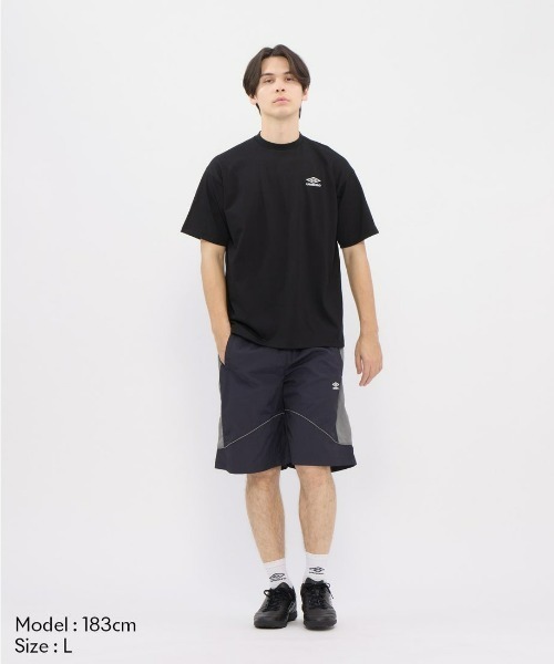 UMBRO(アンブロ)の「umbro/アンブロ 【EC別注】オーバーサイズワンポイントロゴTシャツ(Tシャツ/カットソー・メンズ・ホワイト/ブラック/ネイビー・S/L/O/M)」の17枚目の写真
